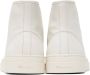 Santoni White Embossed High-Top Sneakers - Thumbnail 2