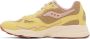 Saucony Yellow & Tan 3D Grid Hurricane Sneakers - Thumbnail 3