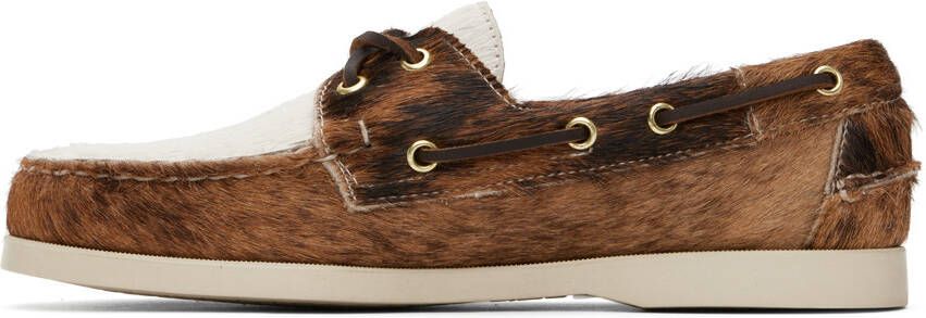 Sebago Brown Docksides Portland Raw Boat Shoes