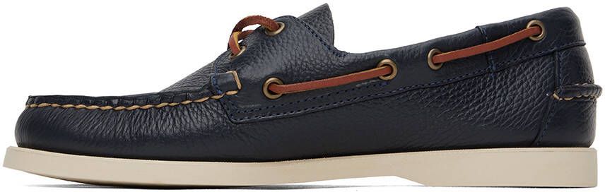 Sebago Navy Portland Martellato Boat Shoes