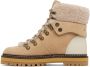 See by Chloé Beige Eileen Shearling Ankle Boots - Thumbnail 3