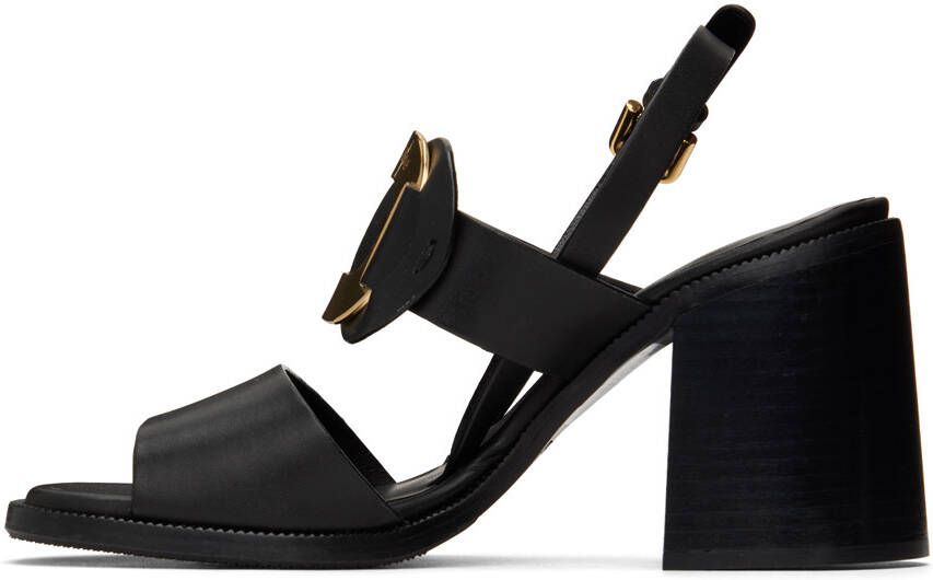 See by Chloé Black Chany Heeled Sandals