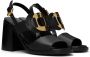 See by Chloé Black Chany Heeled Sandals - Thumbnail 4