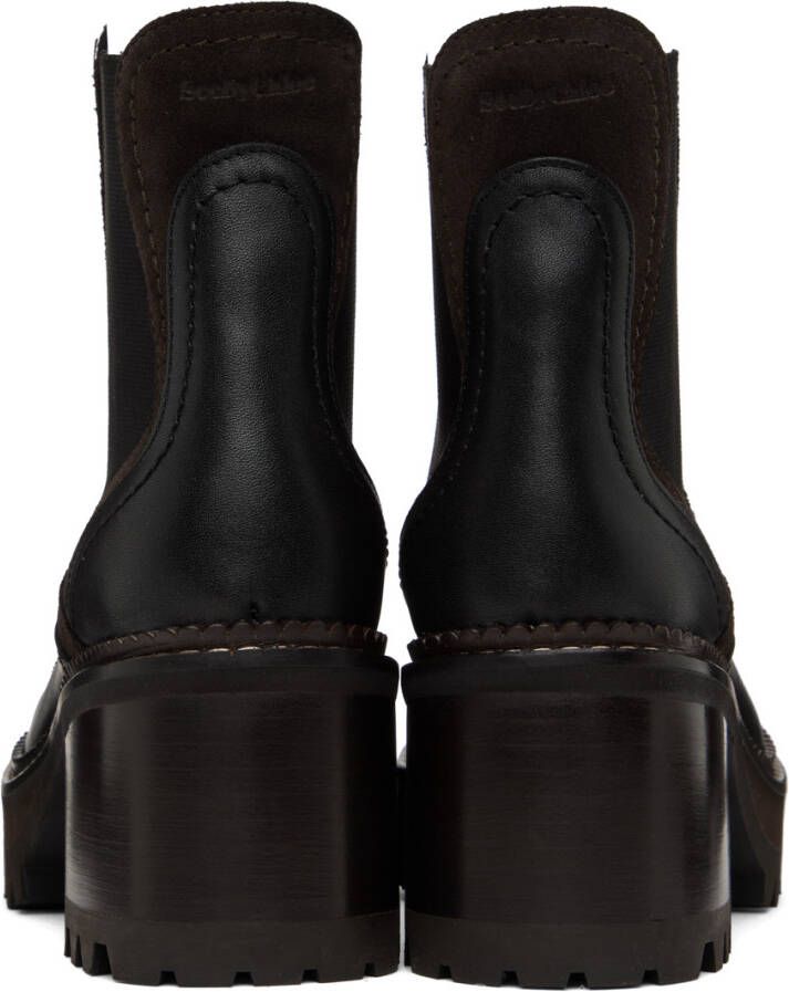 See by Chloé Black Dayna Boots