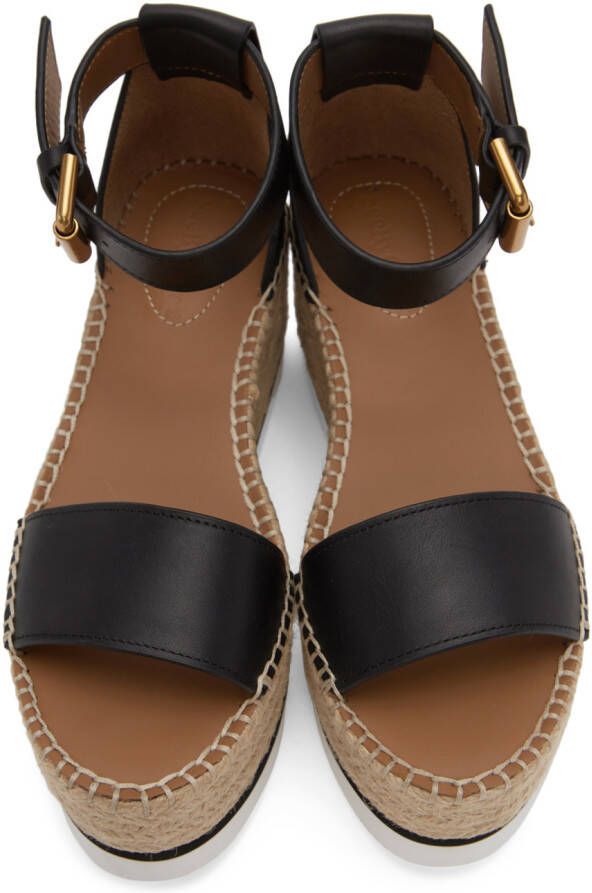 See by Chloé Black Glyn Espadrille Sandals