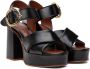 See by Chloé Black Lyna Heeled Sandals - Thumbnail 4