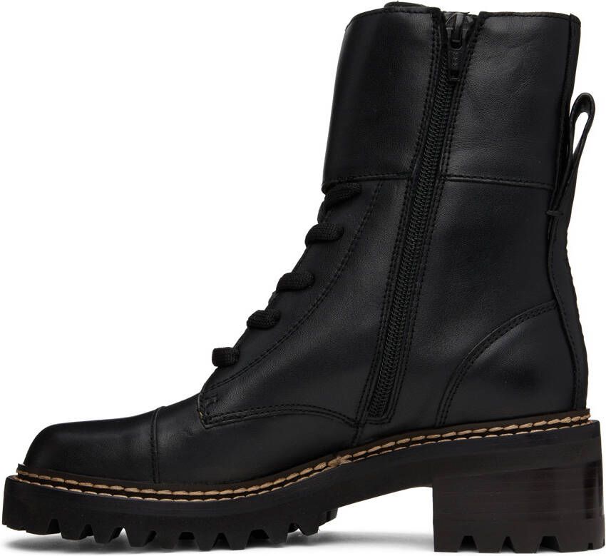 See by Chloé Black Mallory Boots