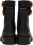 See by Chloé Black Mallory Combat Boots - Thumbnail 2