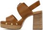 See by Chloé Brown Joline Heeled Sandals - Thumbnail 3