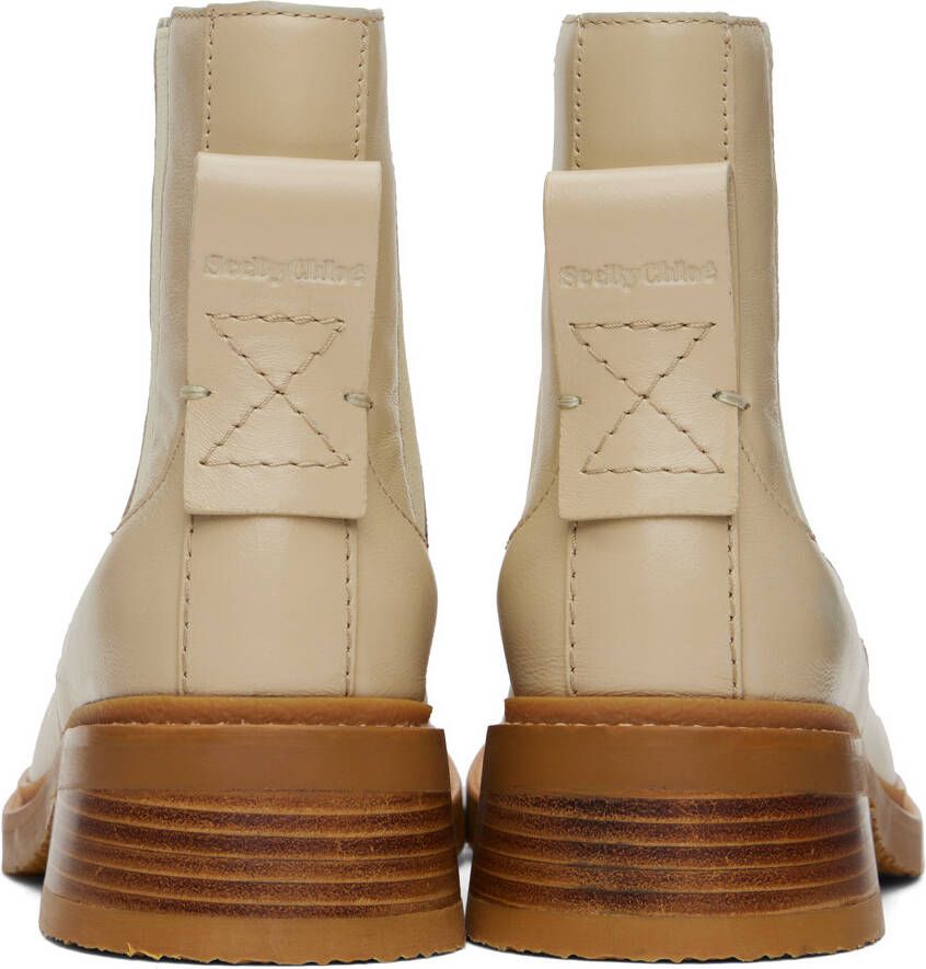 See by Chloé Off-White Mallory Chelsea Boots