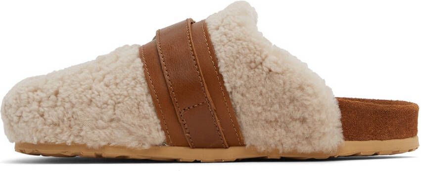 See by Chloé SSENSE Exclusive Beige Gema Slippers