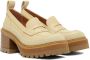 See by Chloé SSENSE Exclusive Beige Mahalia Loafers - Thumbnail 4