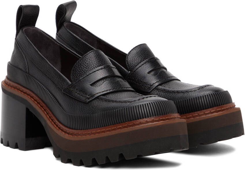 See by Chloé SSENSE Exclusive Black Mahalia Loafers