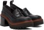 See by Chloé SSENSE Exclusive Black Mahalia Loafers - Thumbnail 4