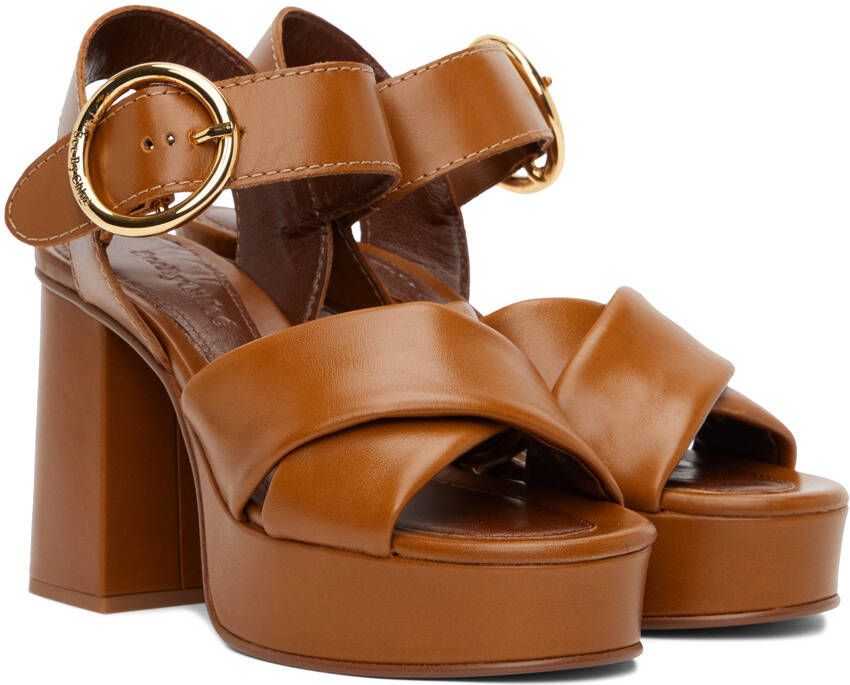 See by Chloé Tan Lyna Heeled Sandals