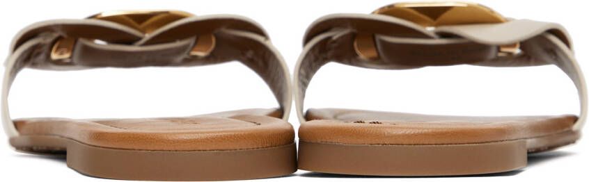 See by Chloé White & Brown Chany Sandals