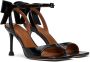 Shushu Tong Black Bow Heeled Sandals - Thumbnail 4