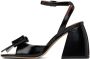 Shushu Tong Black Bow Heeled Sandals - Thumbnail 3