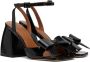 Shushu Tong Black Bow Heeled Sandals - Thumbnail 4