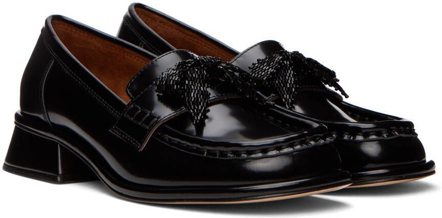 Shushu Tong Black Double Upper Loafers