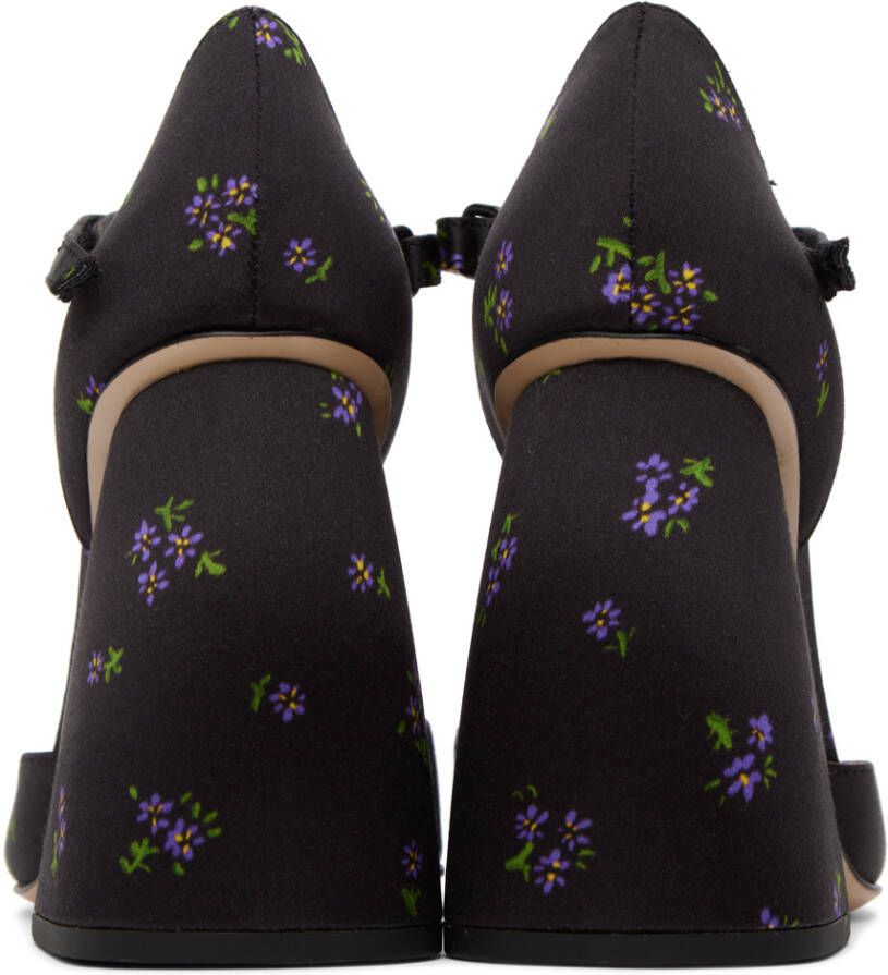 Shushu Tong Black Floral Heels