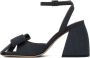 Shushu Tong SSENSE Work Capsule – Gray Bow Heeled Sandals - Thumbnail 3