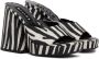 Simon Miller Black & White Slice Heeled Sandals - Thumbnail 4