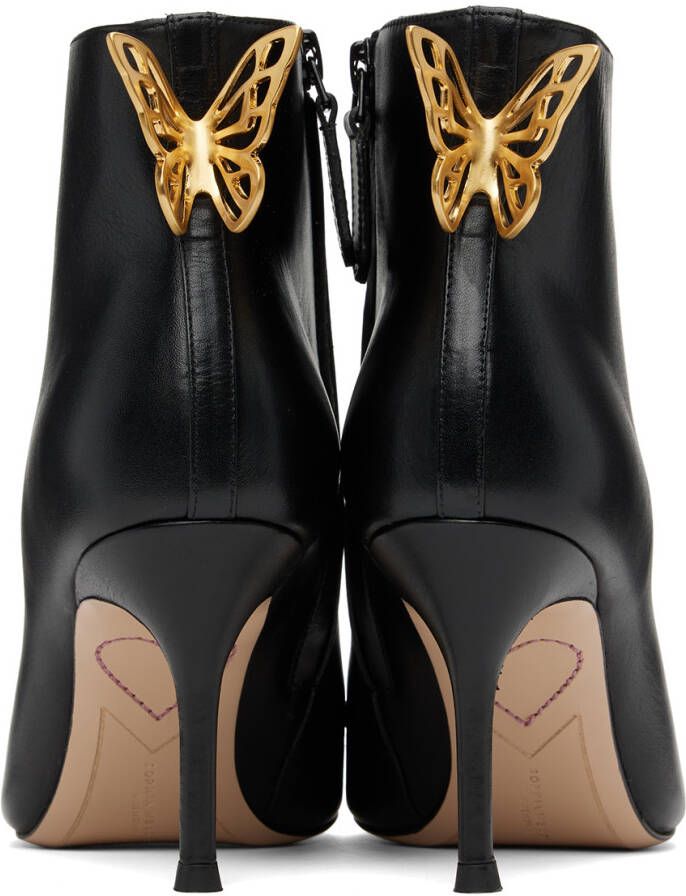 Sophia Webster Black Mariposa Boots