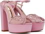 Sophia Webster Pink Farfalla Heeled Sandals - Thumbnail 4