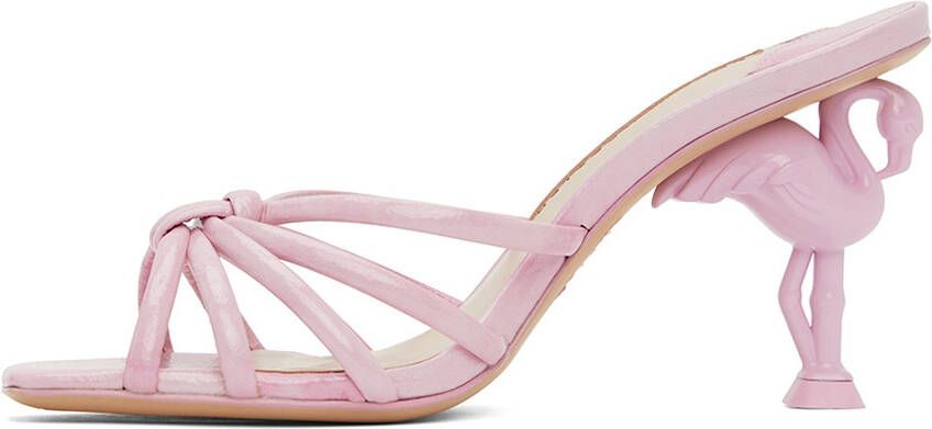 Sophia Webster Pink Flo Flamingo Heeled Sandals