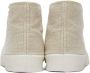 Spalwart Beige Linen Special Mid Sneakers - Thumbnail 2