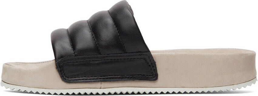 Spalwart Black Pause Puff Sandals