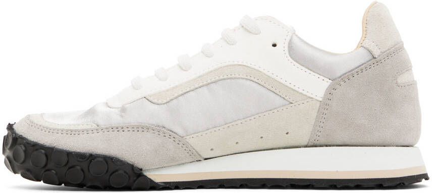 Spalwart Gray & White Track Trainer Sneakers