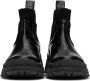 Staud Black Croc-Embossed Bow Boots - Thumbnail 2