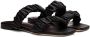 Staud Black Maya Ruched Sandals - Thumbnail 4