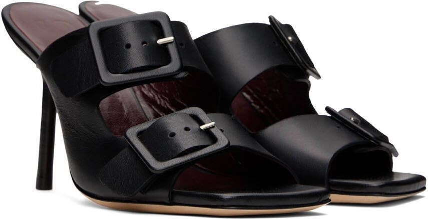 Staud Black Remi Heeled Sandals