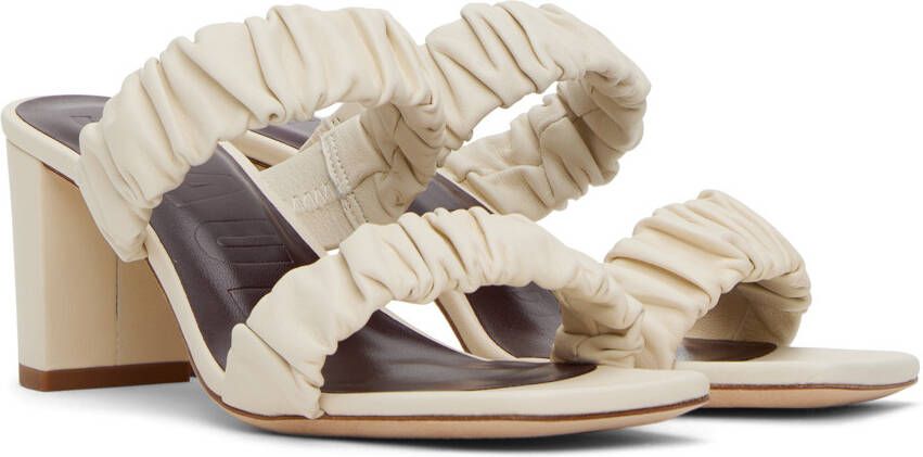 Staud Off-White Frankie Heeled Sandals
