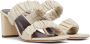 Staud Off-White Frankie Ruched Sandals - Thumbnail 6