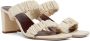 Staud Off-White Frankie Ruched Sandals - Thumbnail 8