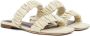 Staud Off-White Maya Ruched Sandals - Thumbnail 4