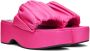 Staud Pink Nina Platform Sandals - Thumbnail 4