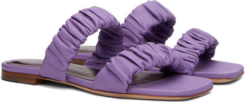 Staud Purple Maya Sandals
