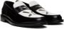 Stefan Cooke Black & White Slashed Loafers - Thumbnail 4