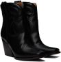 Stella McCartney Black Cowboy Ankle Boots - Thumbnail 4