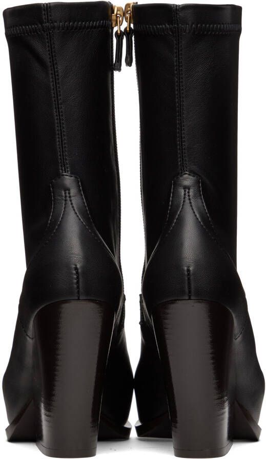 Stella McCartney Black Cowboy Ankle Boots