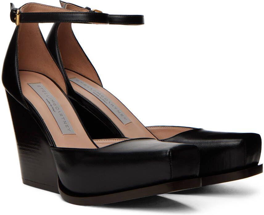 Stella McCartney Black Cowboy Heels