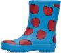 Stella McCartney Kids Blue Apples Rain Boots - Thumbnail 3