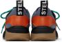 Stella McCartney Kids Grey & Orange Colorblock Sneakers - Thumbnail 2