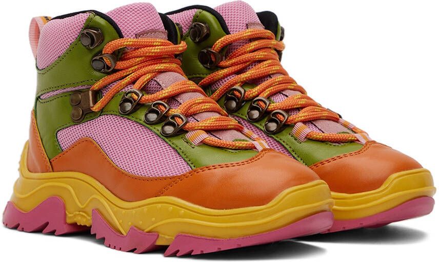 Stella McCartney Kids Multicolor Hiking Boots