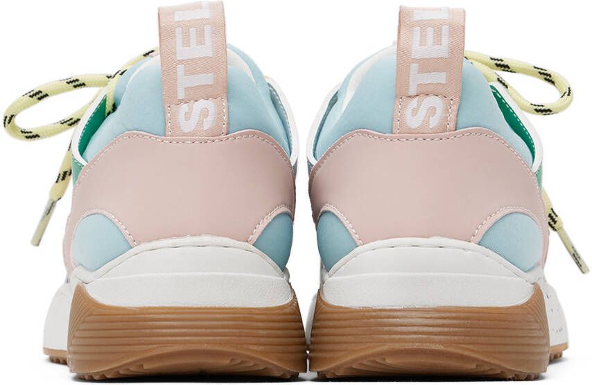 Stella McCartney Kids Pink & White Colorblock Sneakers